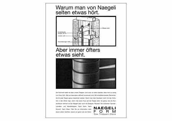 Der Treppenbauer NAEGELI NORM wurde zum Treppen-Haus NAEGELI FORM.