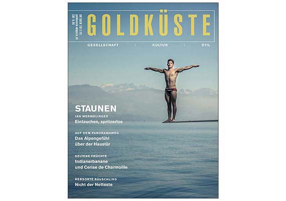 Das Magazin GOLDKÜSTE erscheint dreimonatlich und richtet sich an die Bewohner der rechten Zürichseeseite.